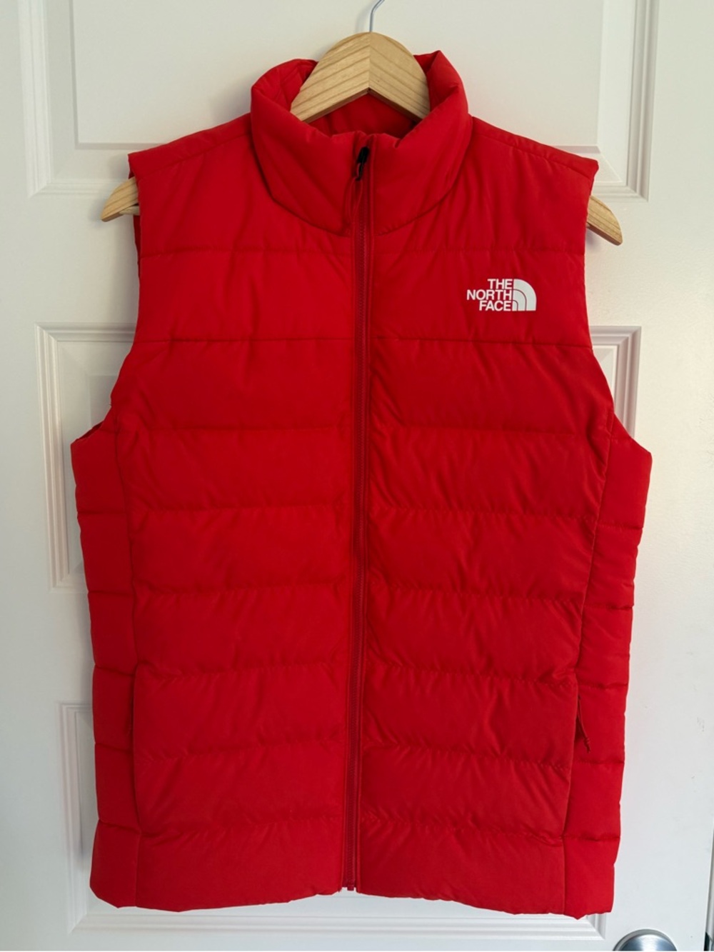 The North Face Aconcagua 3 Down Puffer Vest - Fiery Red - Men’s Small Insulated
